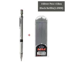 2.0MM Mechanical Pencil Set 2B Automatic Pencils Lápices with Color/black Lead Core for Art Sketch Write Handicraft