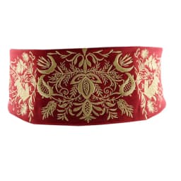 Vintage Embroidery Fabric Wide Belt Women Dress Belt Elastic Waist Cummerbund Japanese Kimono Girdle Yukata Obi Retro Waistband