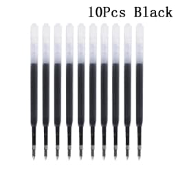 10pcs/set Plastic Ballpoint Pen Refills 99mm Length 0.5mm Pressed Writing Pen Replaceable Rods School Office Stationery Supplies