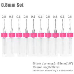 XCAN 0.1mm-2.0mm Import Carbide PCB Drill Bits Print Circuit Board Mini CNC Drilling Bit Set