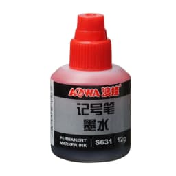 1Bottle 12ml Waterproof Instantly Dry Graffiti Paint Pen Oil Ink Refill Ink For Marker Pens Black Red and Blue