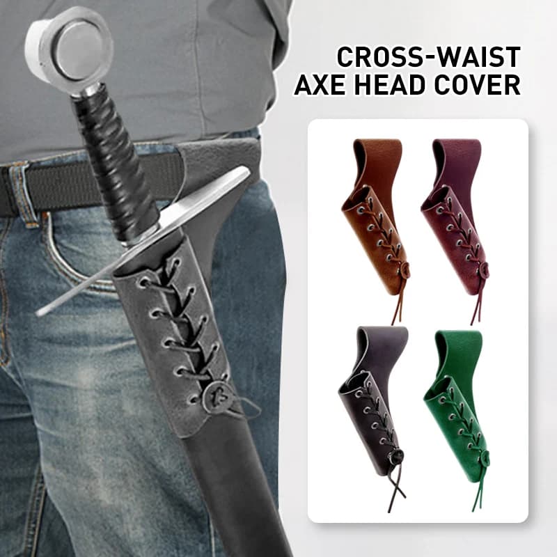 Medieval Belt Sword Axe Sheath Holder Viking Knight Ax Holster Frog Leather Larp Cosplay Weapon Armor Scabbard War Gear