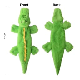 Funny Simulated Animal No Stuffing Dog Toy with Squeakers Durable Stuffingless Plush Squeaky Dog Chew Toy Crinkle Pet Squeak Toy
