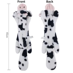 Funny Simulated Animal No Stuffing Dog Toy with Squeakers Durable Stuffingless Plush Squeaky Dog Chew Toy Crinkle Pet Squeak Toy