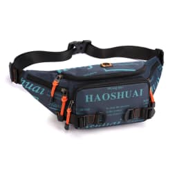 Men Nylon Waist Pack Belt Bag Running Waterproof Multi-purpose Travel Male Sling Chest Fanny Pack Bum Hip Bags