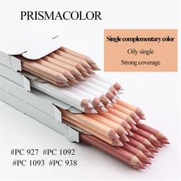 PRISMACOLOR Professional Oily Colored Pencils 12pcs Lapis de cor Sketch Colored Pencil Art Drawing Supplies PC927/938/1092/1093
