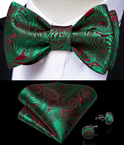 Brand New Men's Bow Tie Teal Green Blue Paisley Floral Bow Tie Wedding Party Butterfly Bowknot Men Tie Accessories