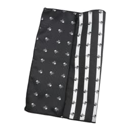New Design Men's Pocket Square Blue Red Black Skull Handkerchief 26*26CM Hanky Suit Men's Business Wedding Party Chest Towel