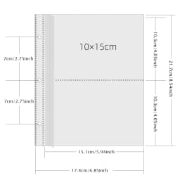 A5 3-hole Card Storage Bag 1/2/4/6 Pockets Collection Book 4R 6inch 10×15 Photo Wedding Album Trading Game Star Cards Protector