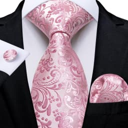 Black Red Rose Floral Ties For Men 8cm Men's Neck Tie Handkerchief Cufflinks Set Business Wedding Tie Gift For Men DiBanGu