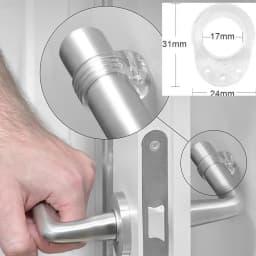 Stop Floor Door Stops Buffer No Drill Door Stopper Home Improvement Furniture Wall Safety Hardware Transparent Supplies Silicone