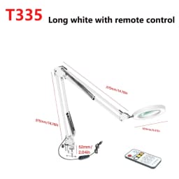 4.3" Real Class 10X Magnlification Stepless pimming 5 Color Mode 84 Of Them LED 10 Levels Provide Bright Light Brightness