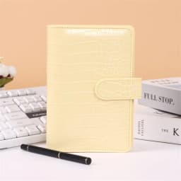New Color A5A6 Crocodile Pattern DIY Binder Notebook Cover Diary Agenda Planner Paper Cover School Stationery