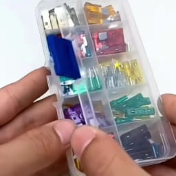100pcs Standard Car Fuses 2A 3A 5A 7.5A 10A 15A 20A 25A 30A 35A Free Matching Choice Car Fuses Blade Fuses for RV/Truck/SUV