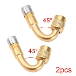 45 90 135 Degree Angle Bent Valve Adaptor Tyre Tube Valve Extension Adapter for Motorcycle Truck Car Moto Bike