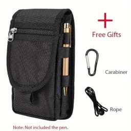 6.3 Inch Multi-Functional Mobile Phone Bag Oxford Fabric Pocket Cell Phone Belt Pouch Case Men's Outdoor Bag for Iphone 16 15