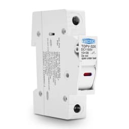 1P 2P DC Fuse Holder 10*38mm High Voltage Solar PV 1100V TOMZN TOPV-30 Base Photovoltaic System Protection Protector GPV