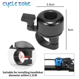 MTB Bicycle Bell Aluminum Alloy Bike Handlebar Bell Ring Mountain Road Cycling Safety Warning Bicycle Horn Cycling Accessories