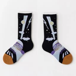 Hot Sale Colorful Cartoon Creative Fashion Vine Graffiti Novelty Men Women Socks Winter Warm Comfortable Cotton Sokken Dropship