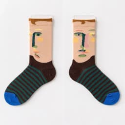 Hot Sale Colorful Cartoon Creative Fashion Vine Graffiti Novelty Men Women Socks Winter Warm Comfortable Cotton Sokken Dropship