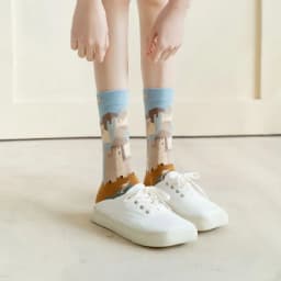 Hot Sale Colorful Cartoon Creative Fashion Vine Graffiti Novelty Men Women Socks Winter Warm Comfortable Cotton Sokken Dropship