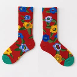 Hot Sale Colorful Cartoon Creative Fashion Vine Graffiti Novelty Men Women Socks Winter Warm Comfortable Cotton Sokken Dropship