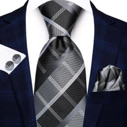 Hi-Tie Mens Necktie Luxury Orange Blue Novelty Wedding Tie For Men Hanky Cufflink Gift Tie Set Business Party Dropshipping
