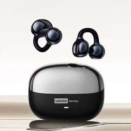 Choice Lenovo LE302 OWS Ear Clip Wireless Earphones Low Latency HD Call Bluetooth Headphones HiFi Music Sport Fashion Earbuds