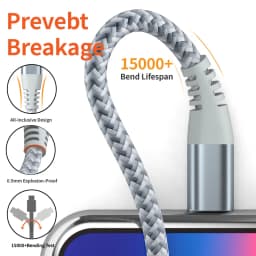 1PC 2PCS MFi Certified Fast Cable durable Nylon Braided Cord USB C to Lightning Cable Fast Charging Data for iPhone 14 13 12 11