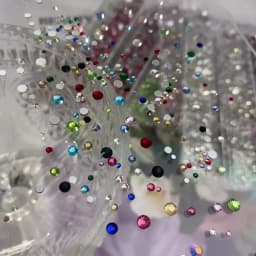 2400pcs+ Shiny Clear Crystal Gems Nail Rhinestones 1.5-4mm Mixed Round Glass Stone Flatback Nail Charms 12grids Nail Diamond DIY