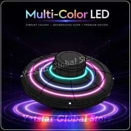 Pro Magic Flying Suspension Ball with Color LED & Auto 360° Gyro Spinner, Anti-Gravity Hover Orb, Outdoor Toy for Teens & Adults