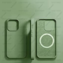 Original Magnetic Liquid Silicone Shockproof Case For iPhone 16 11 12 14 13 15 Pro Max 16 Plus For Magsafe Wireless Charge Cover