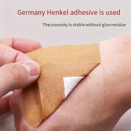 50pcs Extra-Large Waterproof & Breathable Bandages for Emergency Wound Care PE Material, Ideal for Sports Injuries & Outdoor Use