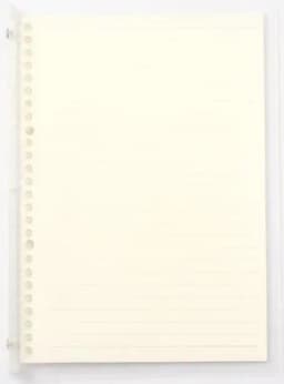 A5 B5 20Holes Loose-Leaf Notebook Refill 60Sheet Spiral Binder Paper Index Inside Page Dot Grid Blank Connell Stationery