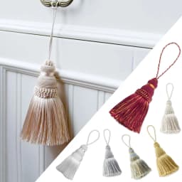 1Pc Home Decor Hanging Rope Silk Tassel Fringe Tassel Trim Garment Decoration Key Tassels for DIY Embellish Curtain Accessories