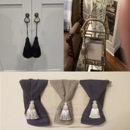 1Pc Home Decor Hanging Rope Silk Tassel Fringe Tassel Trim Garment Decoration Key Tassels for DIY Embellish Curtain Accessories