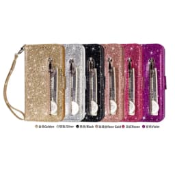 Fashion Glitter Wallet Card Slots Flip Leather Case For Samsung Galaxy S26 Ultra S25 Plus S24 FE S23 A16 A17 A36 A37 A55 A56 A57