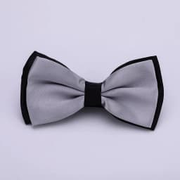HUISHI Fashion Man Bow Tie Polyester 2 Layers Neckwear Adjustable Adult Bowtie For Party England Style Woman Wedding Solid