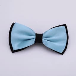 HUISHI Fashion Man Bow Tie Polyester 2 Layers Neckwear Adjustable Adult Bowtie For Party England Style Woman Wedding Solid