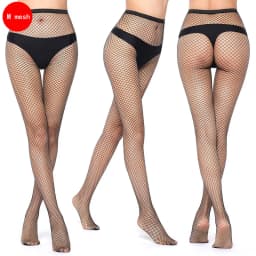 Women Fashion Hollow Out Sexy Pantyhose Black Tights Fishnet Stockings Club Party Hosiery Female Lingerie Girls Thigh Mesh Socks