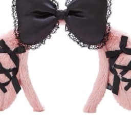 Women Girls Cute Cartoon Melody Ears Shaped Headband Plush Hair Hoop Makeup Photoshoot Christmas Party Headpieces