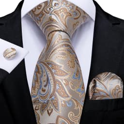 Fashion Paisley Men's Ties Gold Teal Green Black Tie For Men 8cm Business Wedding Accessories Cravat Gift For Men DiBanGu