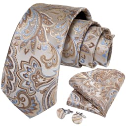 Fashion Paisley Men's Ties Gold Teal Green Black Tie For Men 8cm Business Wedding Accessories Cravat Gift For Men DiBanGu