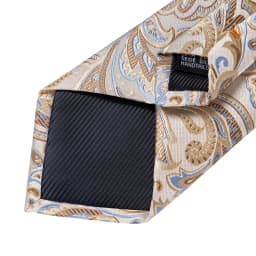 Fashion Paisley Men's Ties Gold Teal Green Black Tie For Men 8cm Business Wedding Accessories Cravat Gift For Men DiBanGu