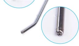 10pcs/bag 3 Way Dental Air Water Syringe Spray Nozzles Tips Tube Stainless Steel Syringe Spray Nozzles Tips for Teeth Whitening