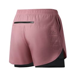 Men's Running Shorts Quick-drying Fitness Black Double Layer Shorts Men New Sport Workout Training Bodybuilding Short Pants
