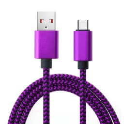 USB Type C Cable Date Sync 2.4A Fast 1M 2M 3M Charging Nylon Braided Wire Charger Cable For Samsung Huawei Android Mobile Phone
