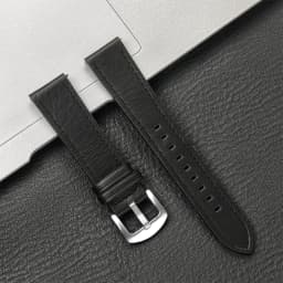 20mm 22mm Leather Strap for Samsung Galaxy Watch 6 5 4 40mm 44mm Gear Band Vintage Bracelet for Xiaomi Redmi Watch 3 Lite/Active