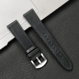 20mm 22mm Leather Strap for Samsung Galaxy Watch 6 5 4 40mm 44mm Gear Band Vintage Bracelet for Xiaomi Redmi Watch 3 Lite/Active