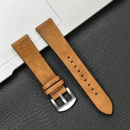 20mm 22mm Leather Strap for Samsung Galaxy Watch 6 5 4 40mm 44mm Gear Band Vintage Bracelet for Xiaomi Redmi Watch 3 Lite/Active